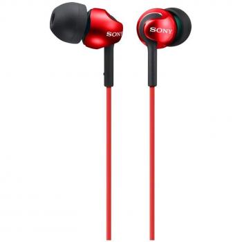 Sony MDR-EX110LP - Auriculares in-ear, color rojo