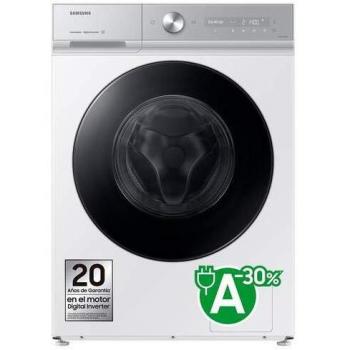 Lavadora Samsung WW90DB8U95GHU3 - 9 kg / 1.400 rpm, Inteligencia Artificial, Autodosificación, Color Blanco