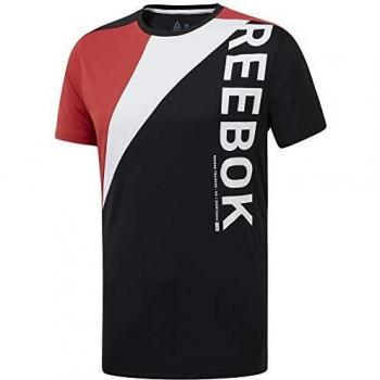 Reebok Ost Blocked tee Camiseta, Hombre, Black, M