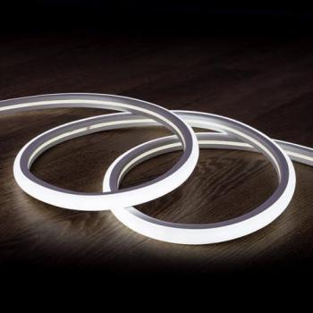 Tira Neón LED Regulable 7.5 W/m 220V AC 120 LED/m Semicircular 180º Blanco Frío IP67 a Medida Corte cada 100 cm