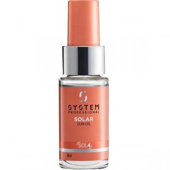 System Professional Solar Sun Oil SOL4 - Aceite para el cabello, 30ml, protección solar, fórmula nutritiva, ideal para cabellos expuestos al sol