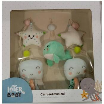 Carrusel Musical Pulpo y Ballena Interbaby
