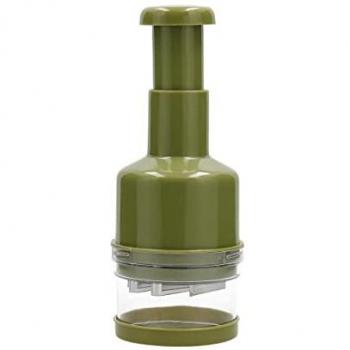 Picadora manual Quid Naturalia Verde Metal 8,2 x 23 cm