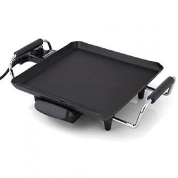 Tabla de asado Orbegozo 1500W con termostato regulable y superficie antiadherente 275x275 mm