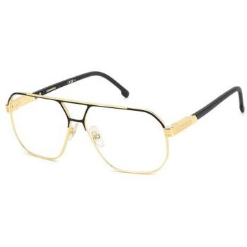 Carrera 1135 Black Pilot Prescription Glasses for Men, Metal Frame, 60mm Lens Size