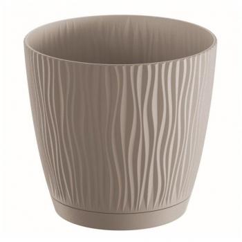 Maceta Prosperplast SANDY P 239x239x225 Mocca