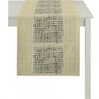 Apelt Camino de Mesa, poliéster, Beige, 48 x 140 x 0.5 cm