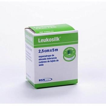 ESPARADRAPO LEUKOSILK BLANCO SEDA HIPO 5X2.5