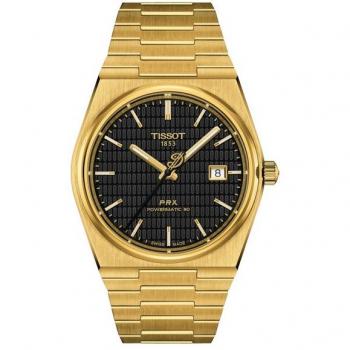 Tissot PRX Powermatic 80 Damian Lillard Special Edition Automatic Watch 40mm Gold Stainless Steel