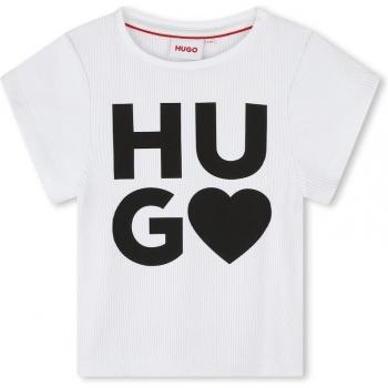 Camiseta de niña de manga corta con logo frontal