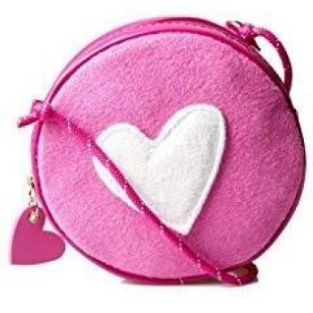 Agatha Ruiz de la Prada Bandolera Bolso Redondo Infantil Chic rosa con corazón
