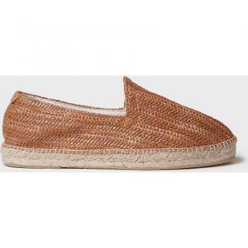 Alpargatas de hombre DAMASC en rafia natural con suela de goma resistente