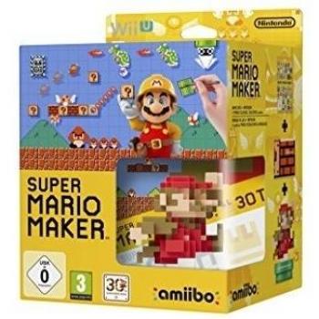 Mario Maker + Artbook + Figura Amiibo Mario 30 Aniversario