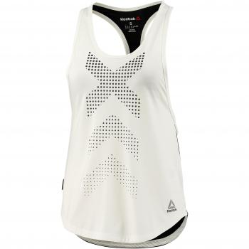 Reebok Cordura Racer Camiseta, Mujer, Negro