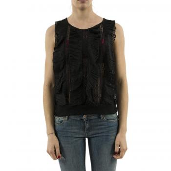 MOLLY BRACKEN - Camiseta sin Mangas - para Mujer Negro M
