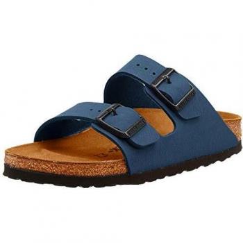 Birkenstock Arizona Birko-Flor Sandals for Men and Women, Blue, Size 47 EU