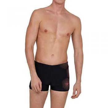 Speedo Bañador Bóxer Tech Placement Aquashort para Hombre en color Negro (Tamaño 38)