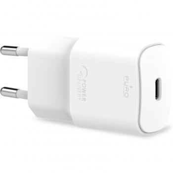 Cargador Rápido Mini Blanco USB-C Power Delivery 20W