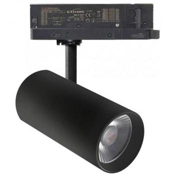 Foco carril trifásico Samos 40W-26W negro 24º-60º UGR13 CCT 3000-4000-6000K