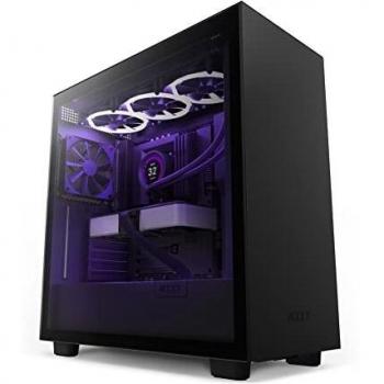 Nzxt H7 - Caja PC Gaming Semitorre ATX - Panel Frontal E/S Puerto USBde Tipo C - Montaje Vertical de