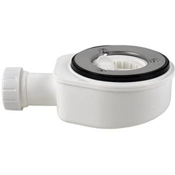 Válvula Sifónica Extraplana para Ducha con Salida de Ø40 mm y Junta Cónica Reductora de Ø32 mm Sin Embellecedor