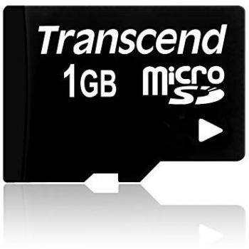 Transcend TS1GUSDC - Tarjeta de memoria micro SD de 1 GB