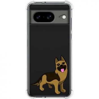 Funda Antigolpes de Silicona para Google Pixel 8 5G con Diseño de Perros 03