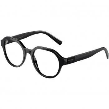 Dolce & Gabbana DG3367F Asian Fit 501 Gafas Recetadas para Hombre Negras
