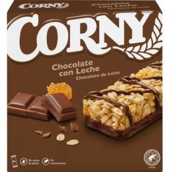 Barritas Energéticas Hero Muesly con Chocolate con Leche, Pack de 6 Unidades de 25g cada una