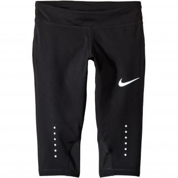 nike G NK PWR Tght Epic Crop Mallas, Niñas, Negro /