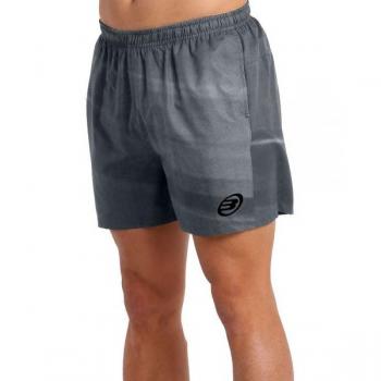 Bullpadel Adras - Pantalón Corto Masculino - Movilidad Sobresaliente - 42cm de Largo - Color Negro