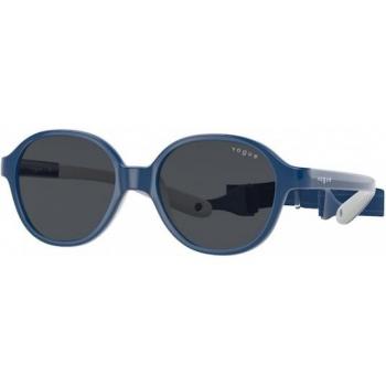 Vogue Eyewear VJ2012 Kids 297487 Kids' Sunglasses Blue Square Rubber Frame Size 40