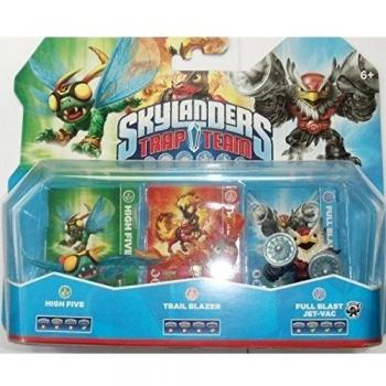 Skylanders Trap Team: Triple Pack - High Five / Trail Blazer / Full Blast Jet-Vac [Importación Inglesa]