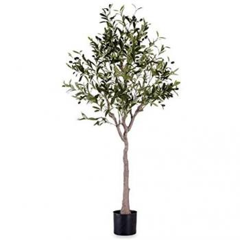 Planta Decorativa Olivo Verde Plástico 73 x 120 x 73 cm