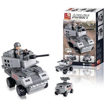 Building Blocks Aircraft Carrier Series Armoured Vehicle 3-in-1