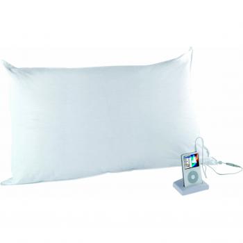 Cojín Musical Kanguru con Altavoz Integrado para Dormir y Relajarse, Ideal como Regalo para Niños y Adolescentes, Tejido de Poliéster-Cotón, Color Blanco