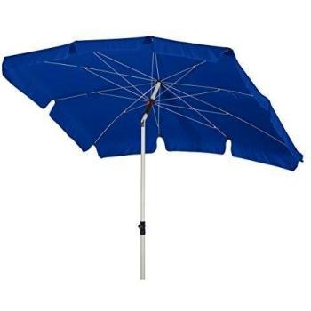 GoodSun Sombrilla de jardín BE, azul oscuro, 200 x 130 cm, 10 piezas