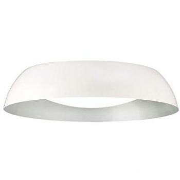 Plafón LED Argenta Large 30W 3000K, 3000lm, blanco mate, plateado, acrílico blanco