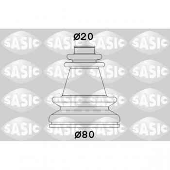 Fuelle de árbol de transmisión SASIC 4003454, material resistente a la abrasión, fácil instalación, compatible con varios modelos de vehículos, incluye abrazaderas y accesorios necesarios