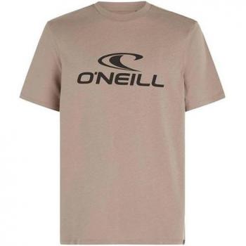 Camiseta de Manga Corta Hombre O'Neill Logo Marrón