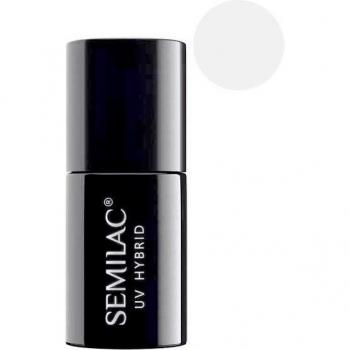 Semilac UV Nail Polish White 389 Coconut Ice Cream 7ml