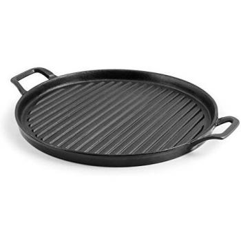 H&h bistecchiera ghisa tonda cm31