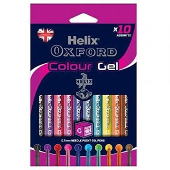 Helix Oxford Colour Gel Pens