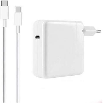 Cargador de Corriente Compacto 96W con Cable USB-C de 2m Blanco