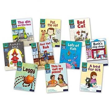 Read Write Inc - Phonics Set 1 Green Book Bag Books Pack of 10 (Tapa blanda)