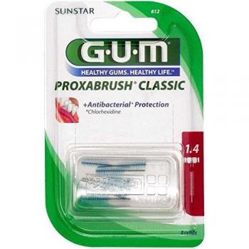 G.U.M Proxabrush Classic Interdental Brush with Chlorhexidine 0.9 mm, 8 Units