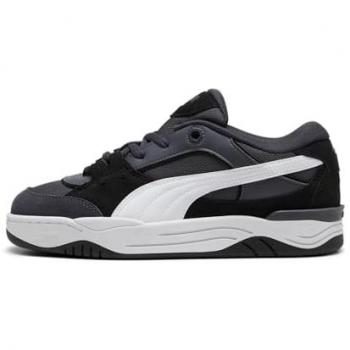 Puma 180 Unisex Sneakers, Black/Gray, Casual Athletic Footwear