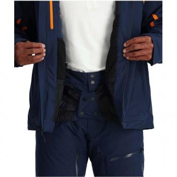 Chaqueta de esquí de hombre Leader Spyder Azul