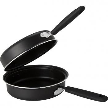 Sartén doble antiadherente para tortillas, ideal para cocinar en casa