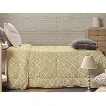 Icelands - Nórdico Estampado Nomada - 280x270 cm - Cama 200 Extra Larga - Color Mostaza